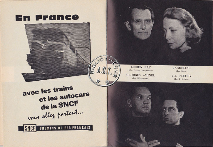 Les programmes de Théatre de l\